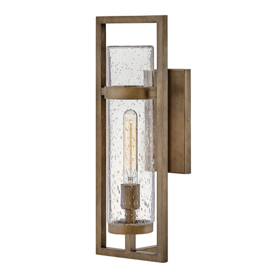 Cordillera 1-Lt Outdoor Wall Light Burnished Bronze/Clear 50.8cm IP44 Cordillera 1-Lt Outdoor Wall Light Burnished Bronze/Clear 50.8cm IP44