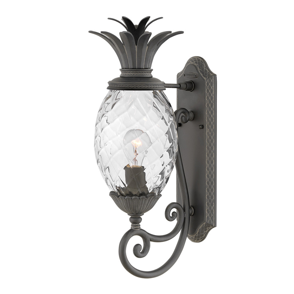 Plantation 1-Lt Medium Outdoor Wall Light Museum Black/Glass 54.1cm IP44 Elstead Lighting Plantation 1-Lt Medium Outdoor Wall Light Museum Black/Glass 54.1cm IP44