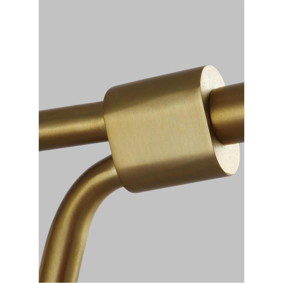 Joan Vägglampa Svart/Mässing 27,3cm
