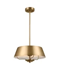 Luella 3-Lt Taklampa borstad naturmässing 40,6cm