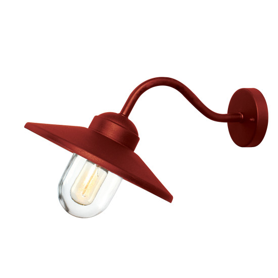 Klampenborg 1-lt utomhus vägglampa röd 25,5cm Klampenborg 1-lt utomhus vägglampa röd 25,5cm