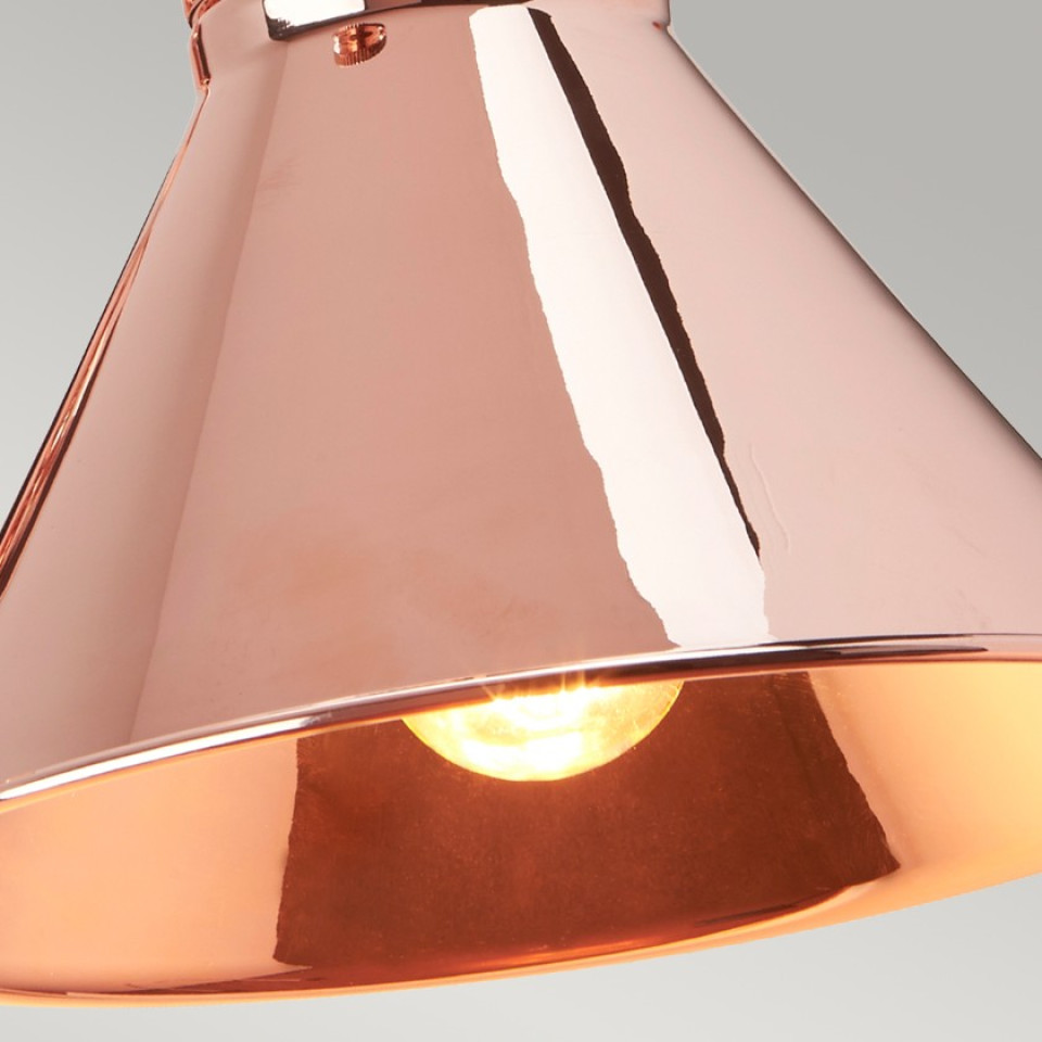 Provence Vägglampa Koppar 28cm
