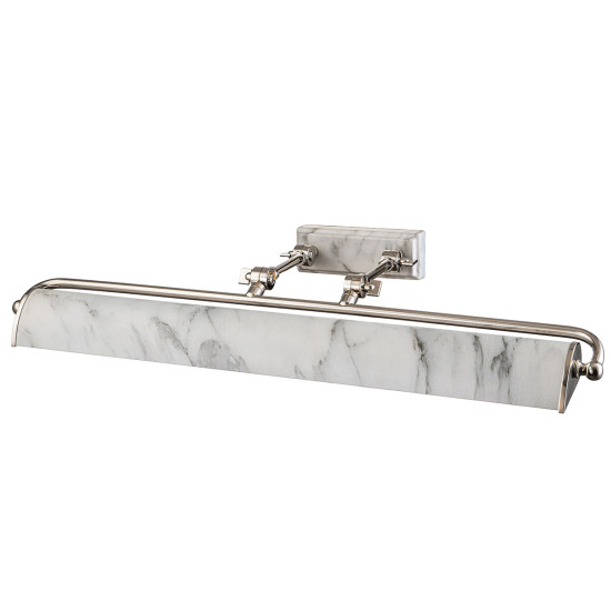 Winchfield 4-Ljus Tavelbelysning Polerad Nickel/Marmor 70,3 cm Winchfield 4-Ljus Tavelbelysning Polerad Nickel/Marmor 70,3 cm