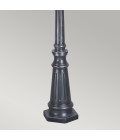 Wexford 2-Lt Outdoor Lamp Post Black/Silver 228.5cm Elstead Lighting Wexford 2-Lt Outdoor Lamp Post Black/Silver 228.5cm