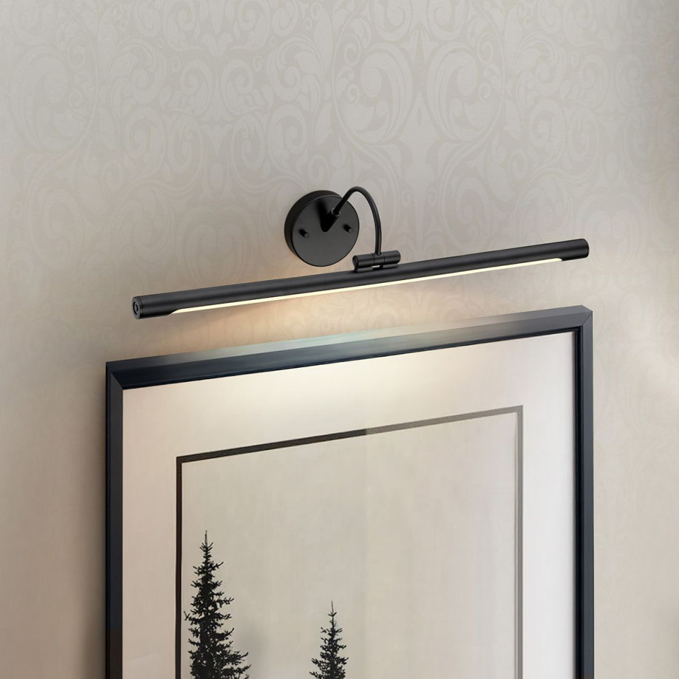 Alton 1-ljus tavelbelysning ljussvart 67.4 cm Elstead Lighting Alton 1-ljus tavelbelysning ljussvart 67.4 cm