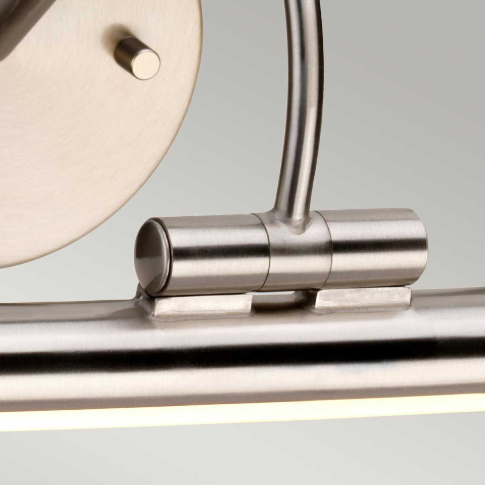 Alton 1-ljus tavelbelysning ljus borstad nickel 67,4 cm Elstead Lighting Alton 1-ljus tavelbelysning ljus borstad nickel 67,4 cm