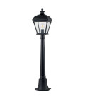 Bayview 1-ljus medium utomhuspelare ljus svart/klar 104.1 cm IP44