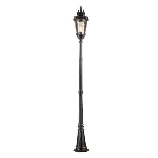 Baltimore 1-Lt Large Outdoor Lamp Post Weathered Bronze 239cm Baltimore 1-Lt Large Outdoor Lamp Post Weathered Bronze 239cm