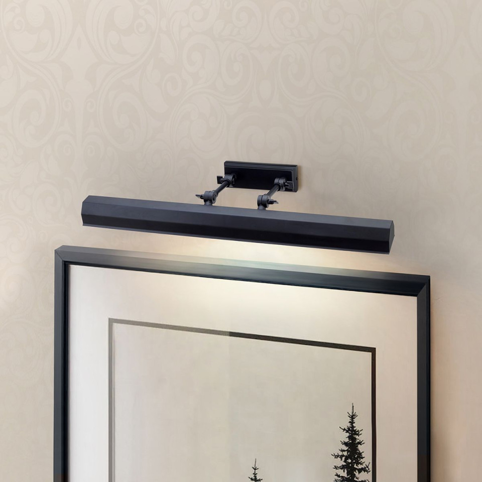 Chawton 4-ljus tavelbelysning svart 65,2 cm Elstead Lighting Chawton 4-ljus tavelbelysning svart 65,2 cm