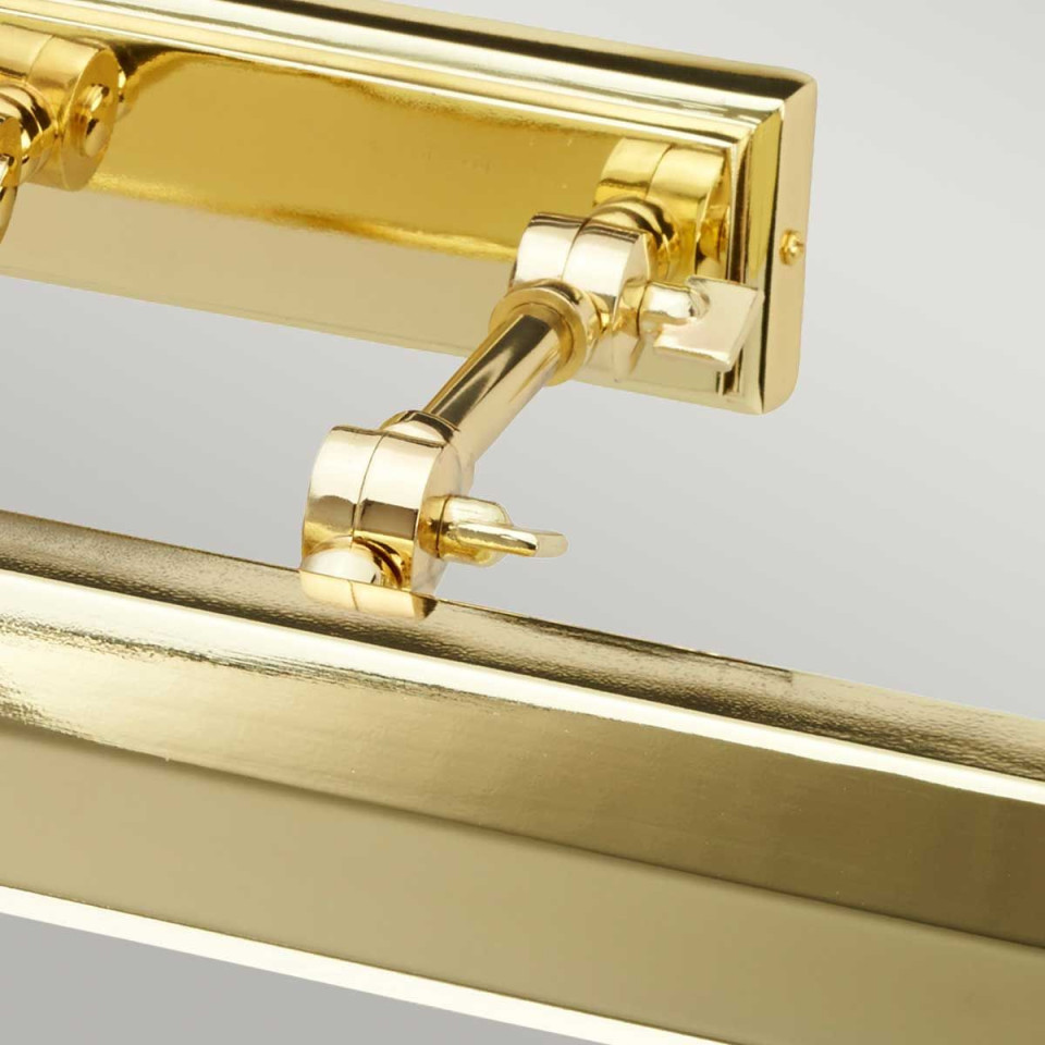 Chawton 4-ljus tavelbelysning polerad mässing 65,2 cm Elstead Lighting Chawton 4-ljus tavelbelysning polerad mässing 65,2 cm