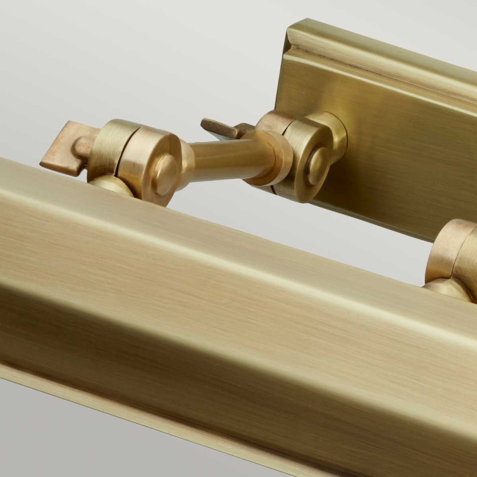 Chawton 2-ljus tavelbelysning åldrad mässing 40,2 cm Elstead Lighting Chawton 2-ljus tavelbelysning åldrad mässing 40,2 cm