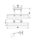 Chawton 2-ljus tavelbelysning svart 40.2 cm Elstead Lighting Chawton 2-ljus tavelbelysning svart 40.2 cm
