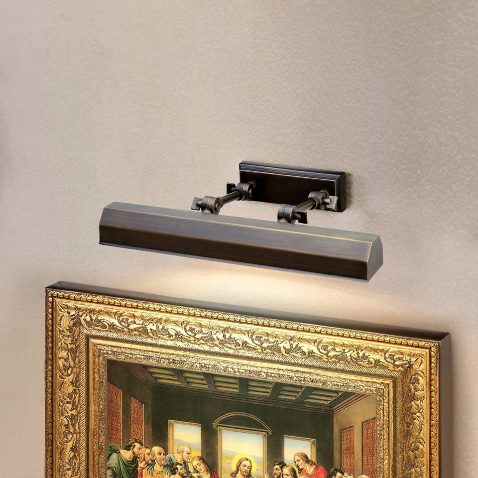 Chawton 2-ljus tavelbelysning mörk brons 40,2 cm Elstead Lighting Chawton 2-ljus tavelbelysning mörk brons 40,2 cm