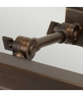 Chawton 1-ljus tavelbelysning mörk brons 18,2 cm Elstead Lighting Chawton 1-ljus tavelbelysning mörk brons 18,2 cm