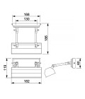 Chawton 1-ljus tavelbelysning mörk brons 18,2 cm Elstead Lighting Chawton 1-ljus tavelbelysning mörk brons 18,2 cm
