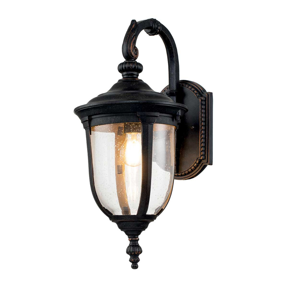 Cleveland 1-Lt Down Medium Outdoor Wall Light Weathered Bronze/Clear 54cm IP44 Elstead Lighting Cleveland 1-Lt Down Medium Outdoor Wall Light Weathered Bronze/Clear 54cm IP44