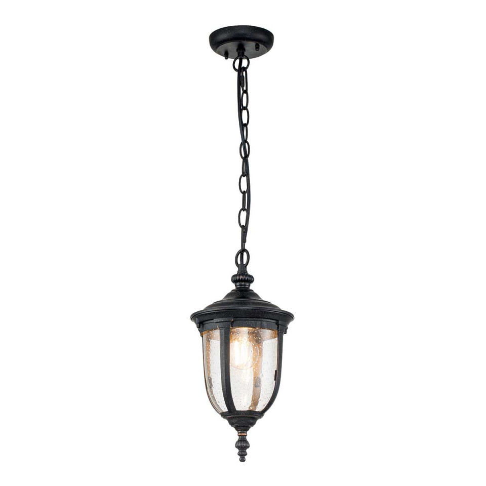 Cleveland 1-Lt Small Outdoor Ceiling Light Weathered Bronze/Clear 18.5cm IP44 Elstead Lighting Cleveland 1-Lt Small Outdoor Ceiling Light Weathered Bronze/Clear 18.5cm IP44
