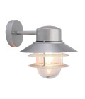 Copenhagen 1-Lt Outdoor Wall Lamp Silver 23.6cm Elstead Lighting Copenhagen 1-Lt Outdoor Wall Lamp Silver 23.6cm