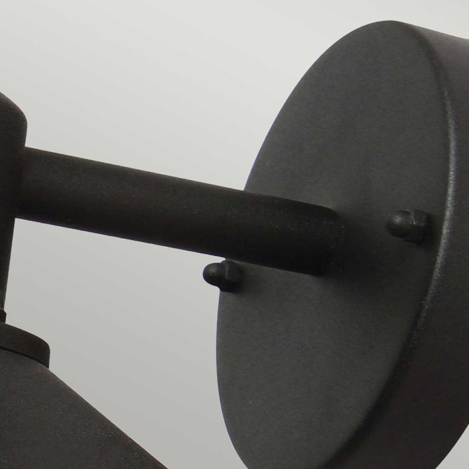 Copenhagen 1-Lt Outdoor Wall Lamp Black 23.6cm Elstead Lighting Copenhagen 1-Lt Outdoor Wall Lamp Black 23.6cm