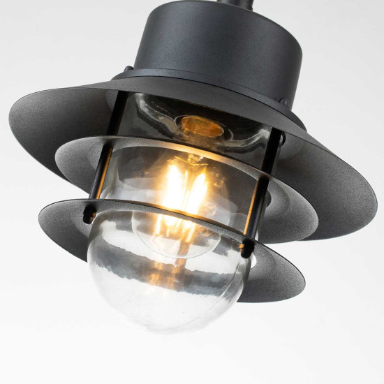 Copenhagen 1-lt utomhus taklampa svart 22cm Copenhagen 1-lt utomhus taklampa svart 22cm