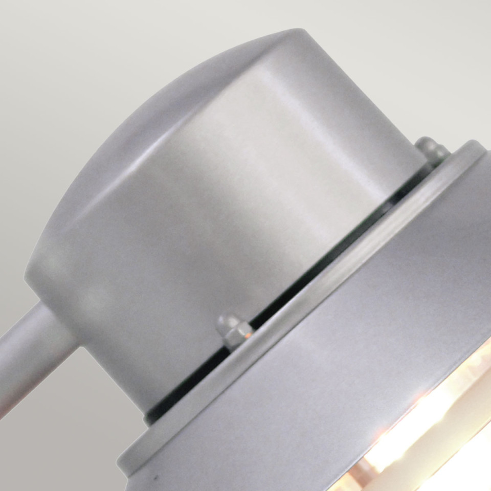 Copenhagen 1-Lt Outdoor Wall Lamp Silver 23.6cm Elstead Lighting Copenhagen 1-Lt Outdoor Wall Lamp Silver 23.6cm