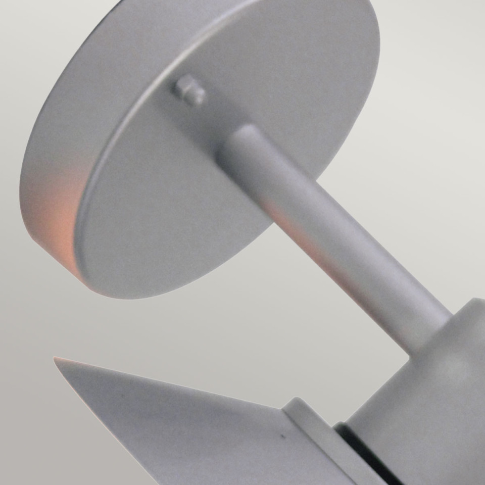 Copenhagen 1-Lt Outdoor Wall Lamp Silver 23.6cm Elstead Lighting Copenhagen 1-Lt Outdoor Wall Lamp Silver 23.6cm