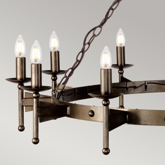 Cromwell Chandelier Bronze 130cm Cromwell Chandelier Bronze 130cm