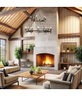Cromwell 18-lt chandelier old bronze 130 cm