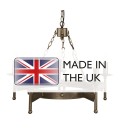 Cromwell 5-lt chandelier old bronze 67 cm