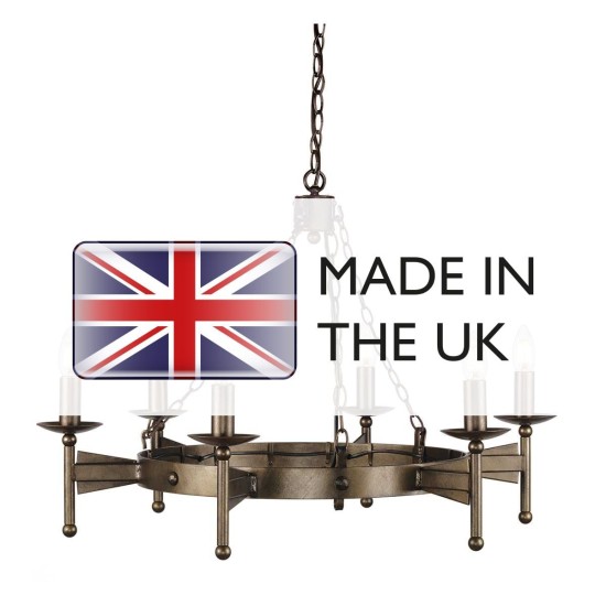 Cromwell Chandelier Bronze 81cm Cromwell Chandelier Bronze 81cm