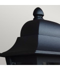 Deco Lane 1-lt half wall lantern black 32.5 cm IP44 Elstead Lighting Deco Lane 1-lt half wall lantern black 32.5 cm IP44