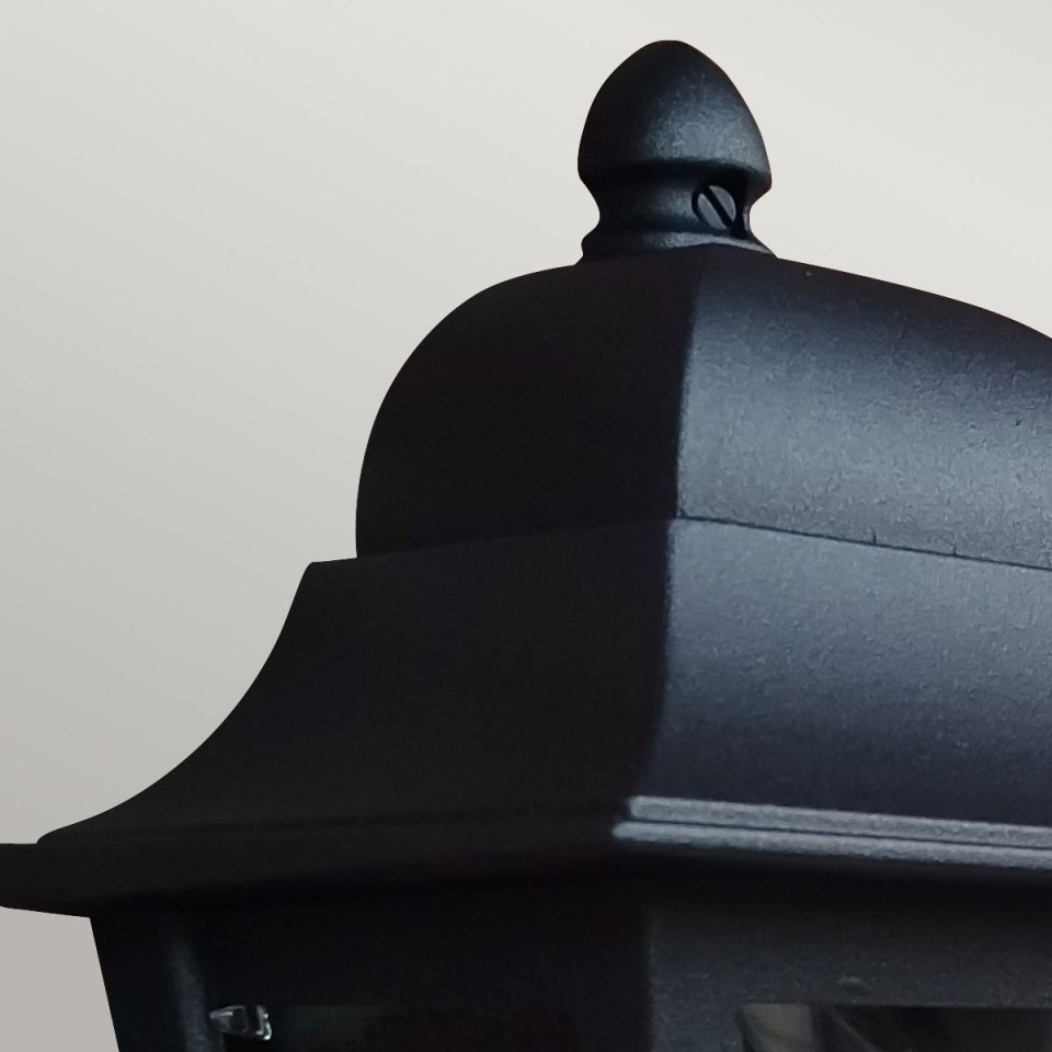 Deco Lane 1-lt half wall lantern black 32.5 cm IP44 Elstead Lighting Deco Lane 1-lt half wall lantern black 32.5 cm IP44