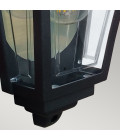 Deco Lane 1-lt half wall lantern black 32.5 cm IP44 Elstead Lighting Deco Lane 1-lt half wall lantern black 32.5 cm IP44