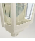 Deco Lane 1-ljus vägglykta creme 32,5 cm IP44