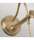 Douille 1-lt vägglampa åldrad mässing 32,4cm-122,4cm Quintesse Douille 1-lt vägglampa åldrad mässing 32,4cm-122,4cm