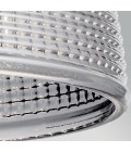 Hampstead 1-ljus taklampa svart/rökglas 25,4 cm