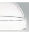 Hampton 1-ljus taklampa grafitgrå/klart glas 33 cm
