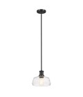 Notting Hill 1-lt adjustable ceiling light graphite/clear 25.4 cm