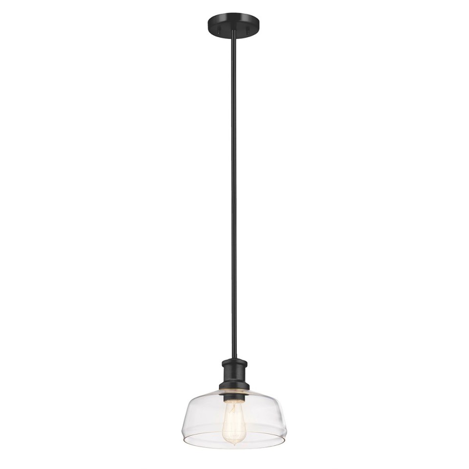 Notting Hill 1-lt adjustable ceiling light graphite/clear 25.4 cm