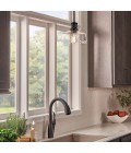 Notting Hill 1-lt adjustable ceiling light graphite/clear 25.4 cm