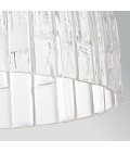 Windsor 1-ljus justebar taklampa svart/klart glas 25,4 cm