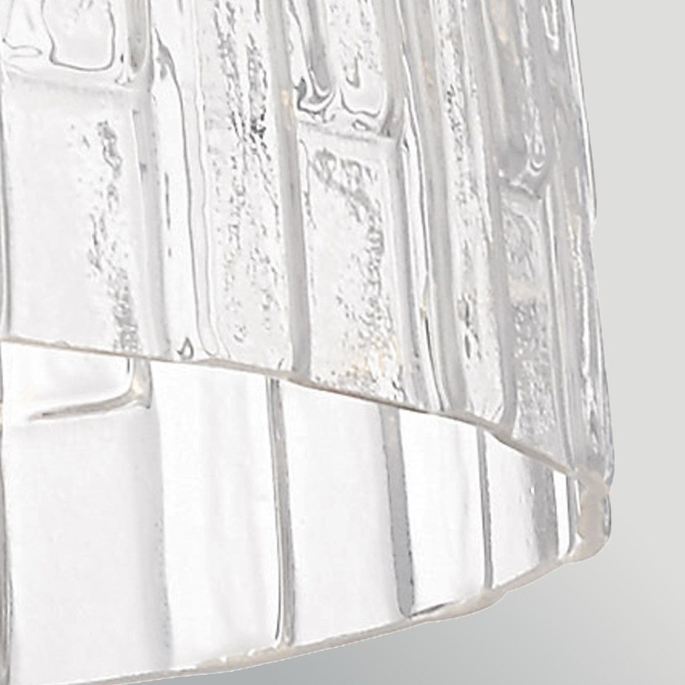 Windsor 1-lt duo-mount ceiling light natural brass/clear glass 25.4 cm