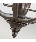 Adams 4-lt Taklampa Antik Nickel/Klar 49.8cm Adams 4-lt Taklampa Antik Nickel/Klar 49.8cm