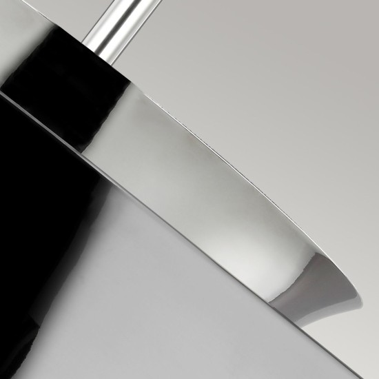 Brisbin 1-Lt taklampa polerad nickel 45,7 cm