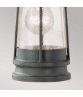 Chelsea Harbor 1-Lt Outdoor Wall Light Storm Cloud/Clear 41.1cm IP44