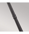Cotswold Lane 3-ljus stor utomhuslyktstolpe svart/klar 257 cm IP44