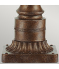 English Bridle 3-Lt Large Outdoor Pedestal Light British Bronze 63.8cm Elstead Lighting English Bridle 3-Lt Large Outdoor Pedestal Light British Bronze 63.8cm
