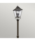Galena 4-ljus utomhus lampstolpe svart/klar 300 cm IP44 Feiss Galena 4-ljus utomhus lampstolpe svart/klar 300 cm IP44