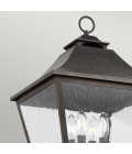Galena 4-ljus utomhus lampstolpe svart/klar 300 cm IP44 Feiss Galena 4-ljus utomhus lampstolpe svart/klar 300 cm IP44