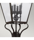 Galena 4-ljus utomhus lampstolpe svart/klar 300 cm IP44 Feiss Galena 4-ljus utomhus lampstolpe svart/klar 300 cm IP44